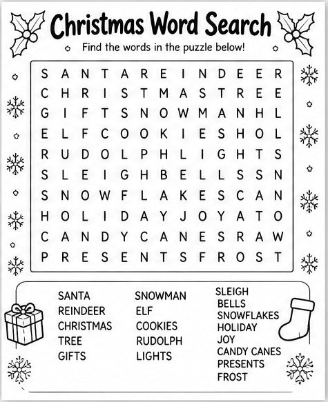 Cora’s Magical Christmas Adventure | Printable Activity Book