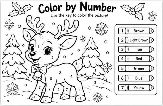 Cora’s Magical Christmas Adventure | Printable Activity Book