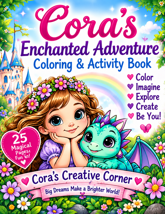 Cora's Enchanted Adventure Coloring Book