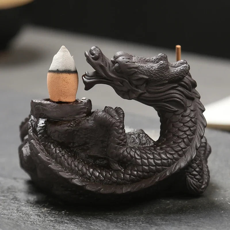 Desktop Incense Burner With Smoke Backflow