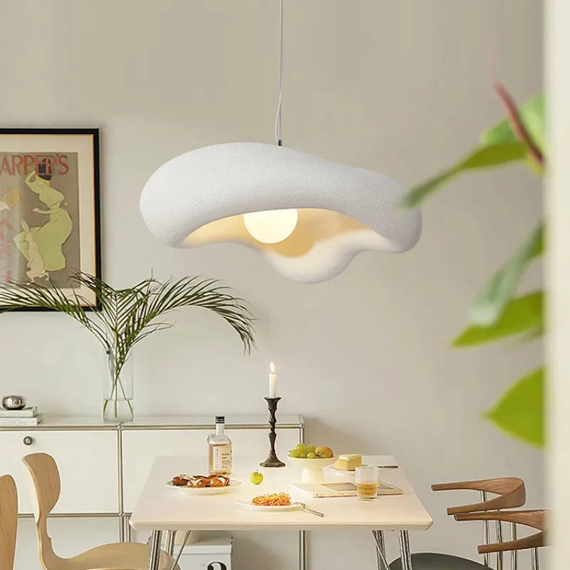 2023 Wabi Sabi G9 Led Pendant Lights - Creamy Style for Dining Room, Bar, and More!