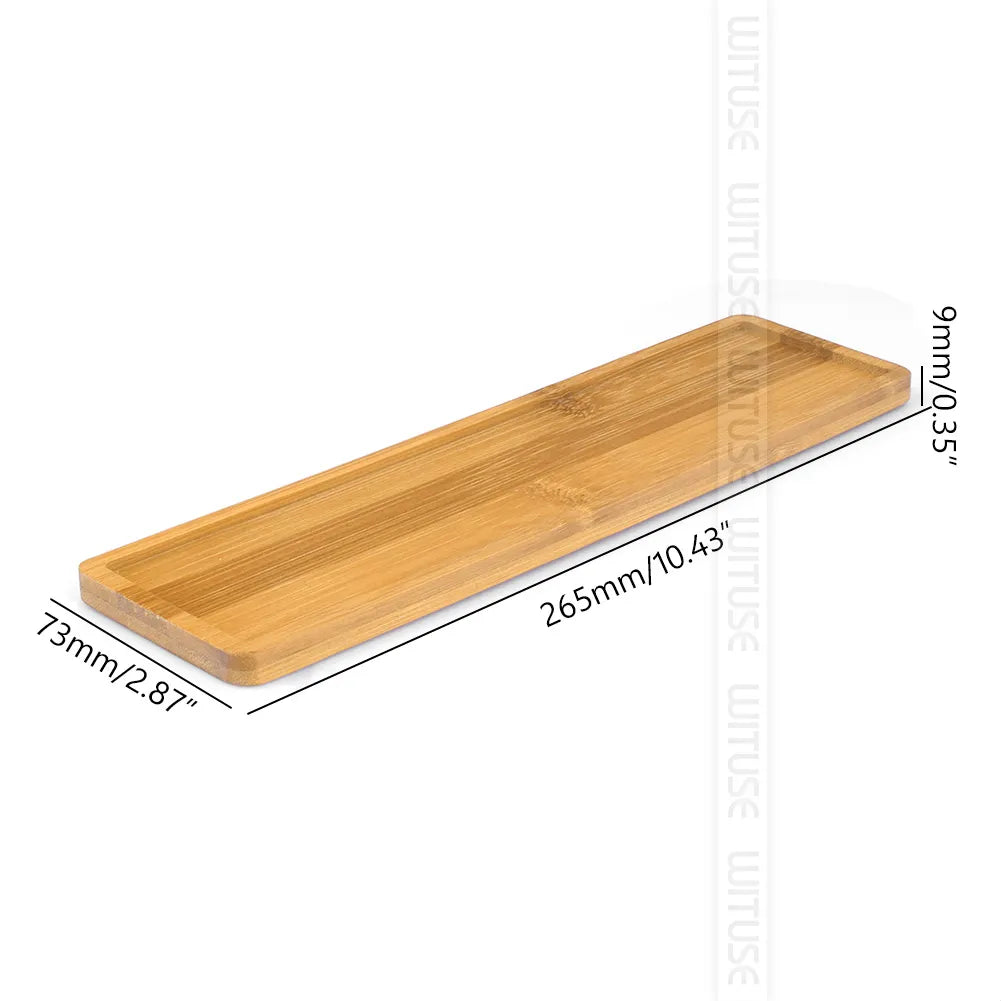 Flower Pots Planter Bamboo Tray