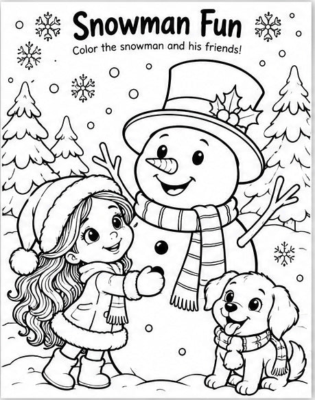 Cora’s Magical Christmas Adventure | Printable Activity Book
